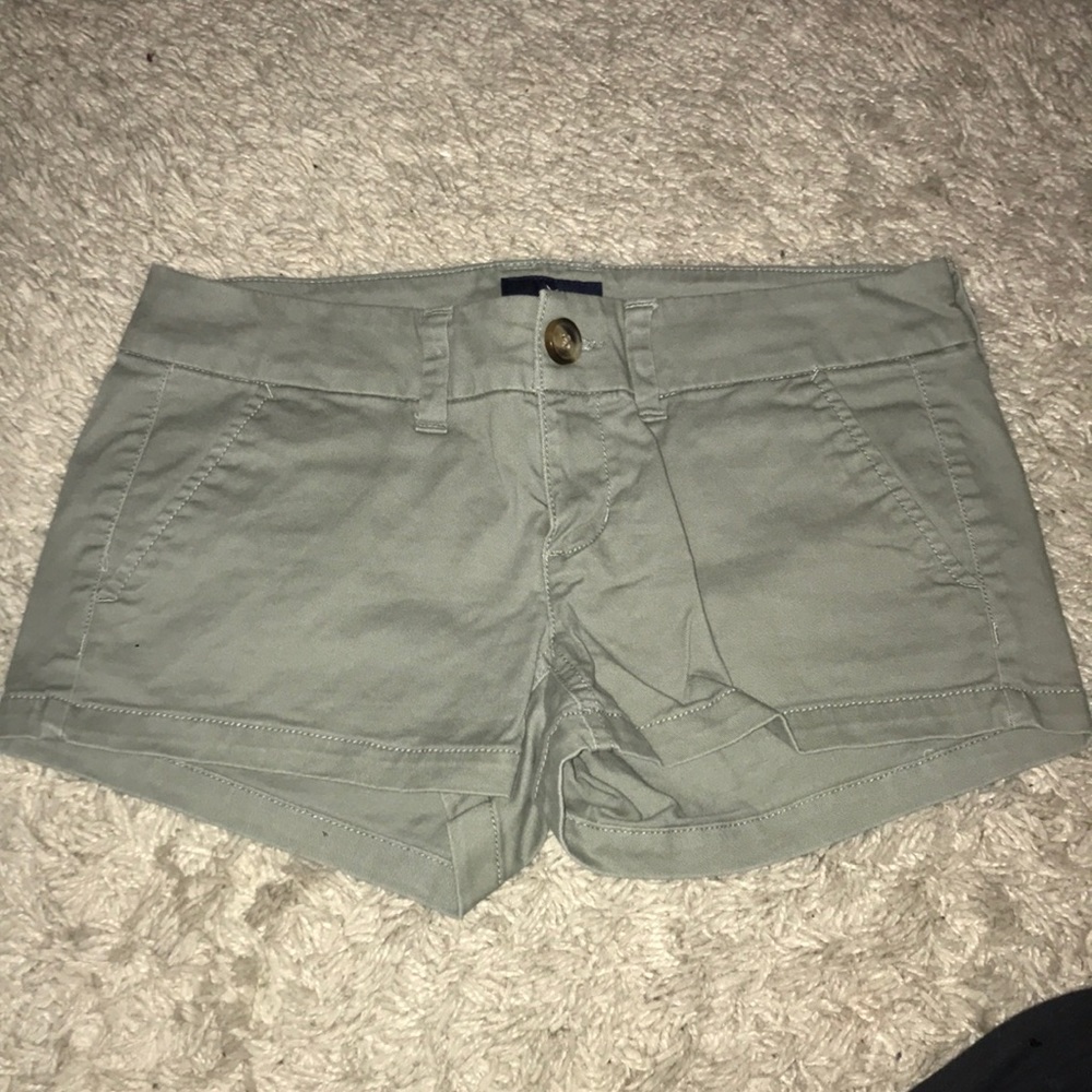 Olive Gree Khaki AE Shorts